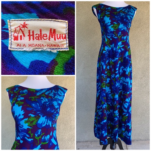 🌺”Hale Muu” Vintage Hawaiian Dress MuuMuu XS - Picture 1 of 8